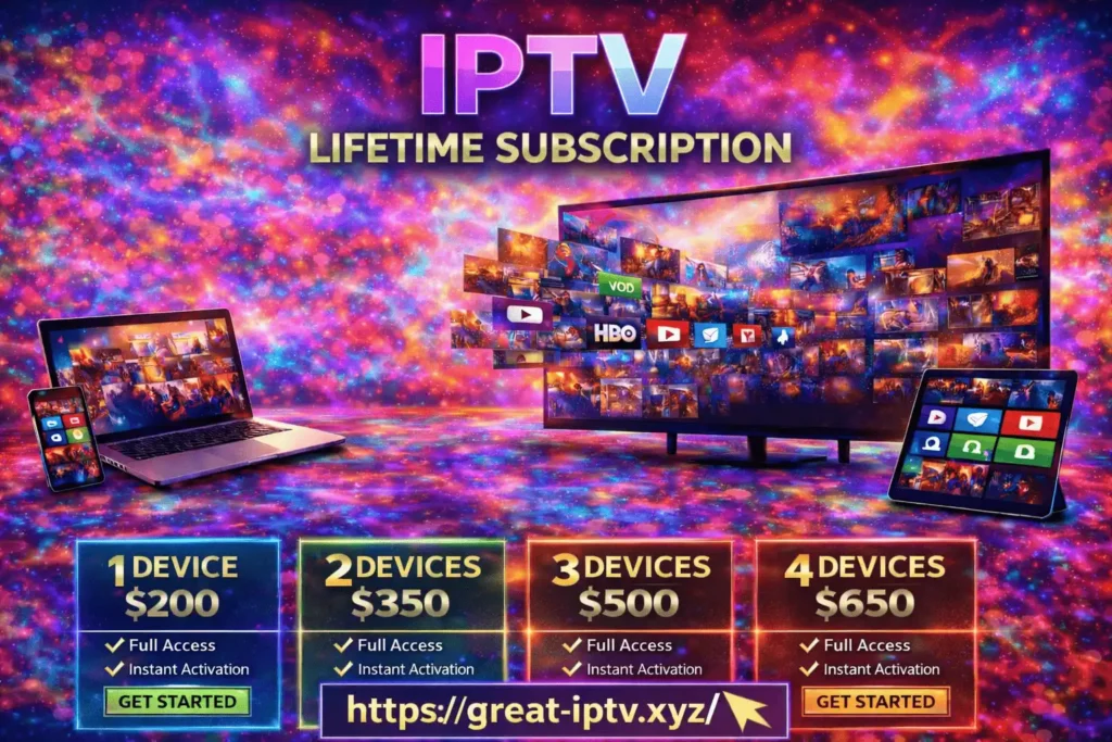 IPTV Lifetime Subscription