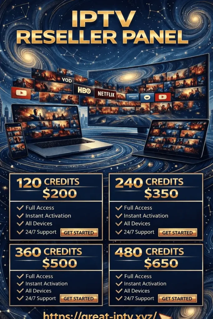 iptv reseller panel